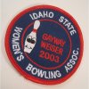 ġϥɥᥤǺ ơåڥIdaho State Women's Bowling Assoc. 2003ܡ