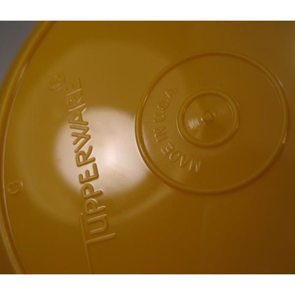 Tupperware・タッパーウェア・黄色コンテイナー・クリア蓋