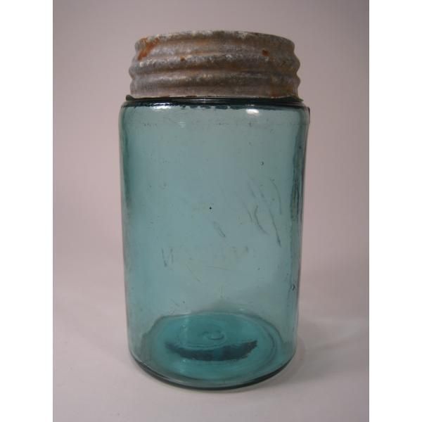 アンティーク・ボール・メイソンジャー・Ball Mason Jar・ブルー・1896