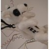 ふわふわペッツ＆PEZ関連商品 PEZ・プラッシュペッツ・ふわふわ・白黒ぶち犬キーホルダー