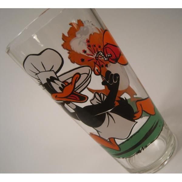 タスマニアンデビル＆ダフィーダック・ペプシ販促グラス