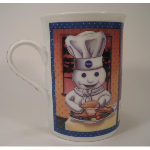 ダンバリーミント・ドウボーイ・Doughboy・陶磁器製マグ・2001年・11月・サンクスギビング・デッドストック未使用 - ファイヤーキング 卸  仕入れ 小売 通販サイト - Fire King AG