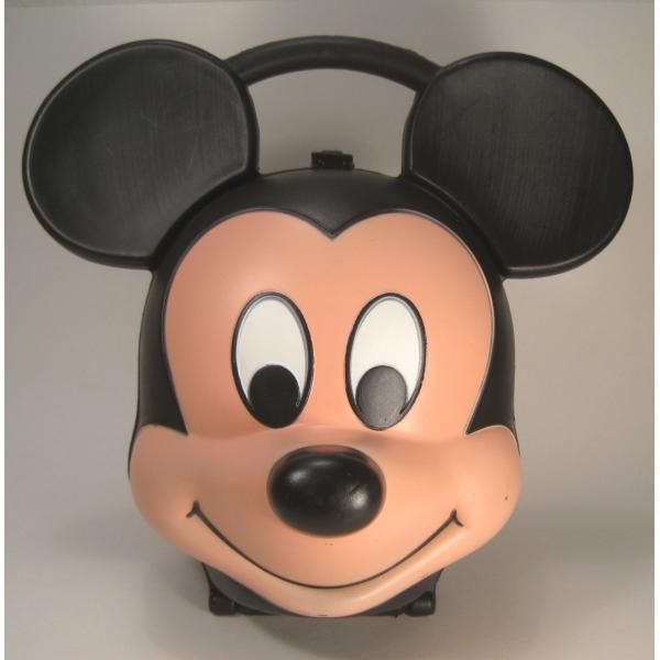 アラジン・ミッキービッグフェイス・プラスチック製ランチボックス