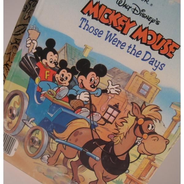 ディズニー　ヴィンテージ　絵本 ビンテージ ディズニーの絵本4冊セット 洋書 ミッキーマウス