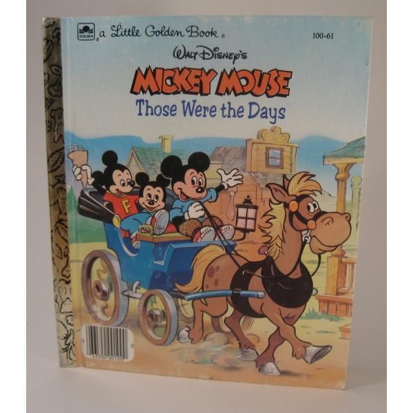 ディズニー　ヴィンテージ　絵本 ビンテージ絵本「ディズニー・ミッキーマウス・Those Were the