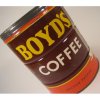 コーヒー ヴィンテージ雑貨・BOYD's・コーヒー・ブリキ缶・L