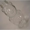貯金箱 1950年代・ New England Syrup Glass・ガラス製・立っている豚さんの貯金箱・ピギーバンク【B】