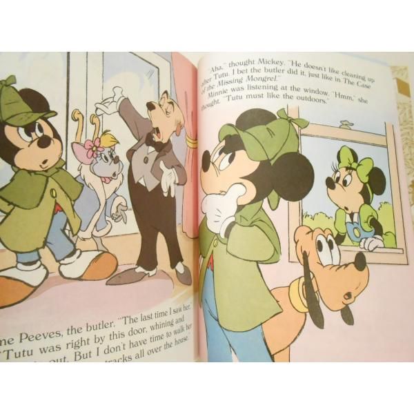 ディズニー　ヴィンテージ　絵本 ヴィンテージ絵本・ディズニー・ミッキー探偵