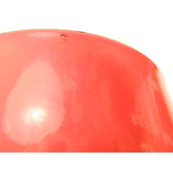 訳あり・フィネル・赤・ホーロー製・ミキシングボウル