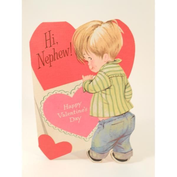 ヴィンテージバレンタインカード 1940年 1960年代 Hi Nephew 甥っ子へのバレンタインカード ファイヤーキング 卸 仕入れ 小売 通販サイト Fire King Ag ヴィンテージバレンタインカード 1940年 1960年代 Hi Nephew 甥っ子へのバレンタインカード ファイヤーキング 卸 仕入れ 小売 通販サイト Fire King Ag