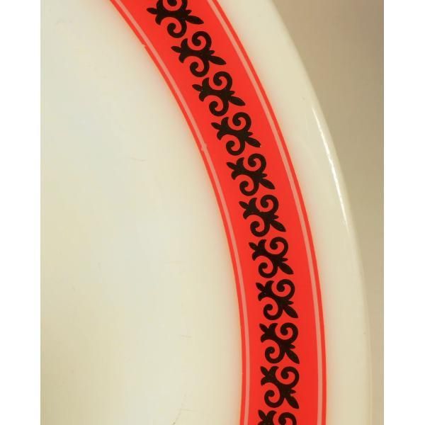 値下げ　レトロ　パイレックス　レッドローレル　ディナープレート 値下げ レトロ パイレックス レッドローレル ディナープレート