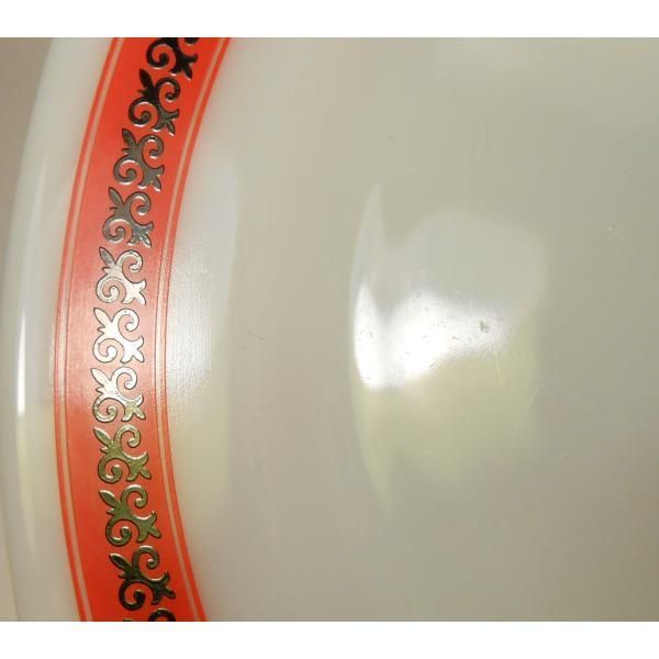 値下げ　レトロ　パイレックス　レッドローレル　ディナープレート 値下げ レトロ パイレックス レッドローレル ディナープレート