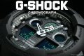 送料無料 G-SHOCK CASIO カシオ 1/100クロノ＆デジアナBKGR（GA-100MB-1A）