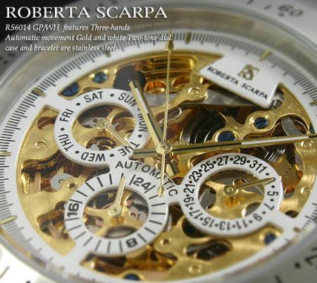 ロベルタスカルパの腕時計（男性用）、逸品・レアもの、動作確認済-