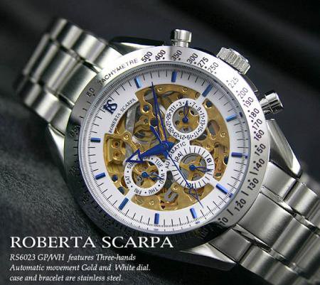 ロベルタ スカルパ 腕時計 両面スケルトン ROBERTA SCARPA - 腕時計