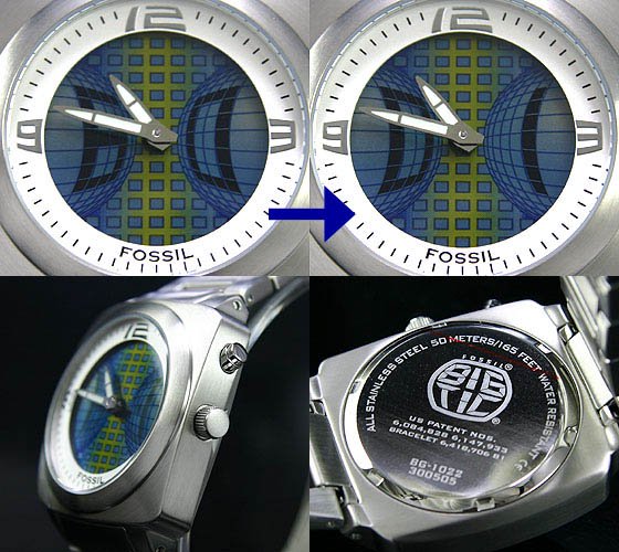 FOSSIL フォッシル 腕時計 BIG TIC ビッグチック ブルー - 腕時計 ...