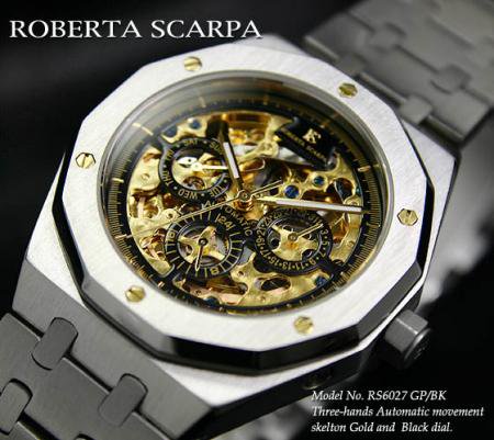 ロベルタ スカルパ 腕時計 両面スケルトン ROBERTA SCARPA - 腕時計 ...