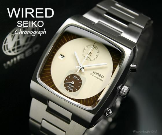 入手困難!【SEIKO WIRED】ワイヤード メンズ角型クロノグラフ腕時計(AGAV027) - 腕時計のセレクトショップ Reportage