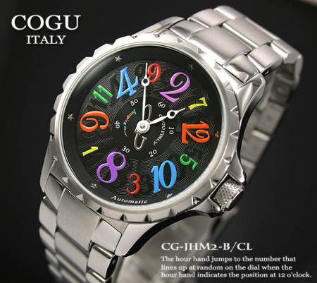 COGU】ジャンピングアワー 自動巻 メタルブレス（JHM2 B/CL） - 腕時計 